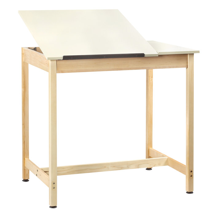 Diversified Woodcrafts Solid Wood Drafting Table Wayfair